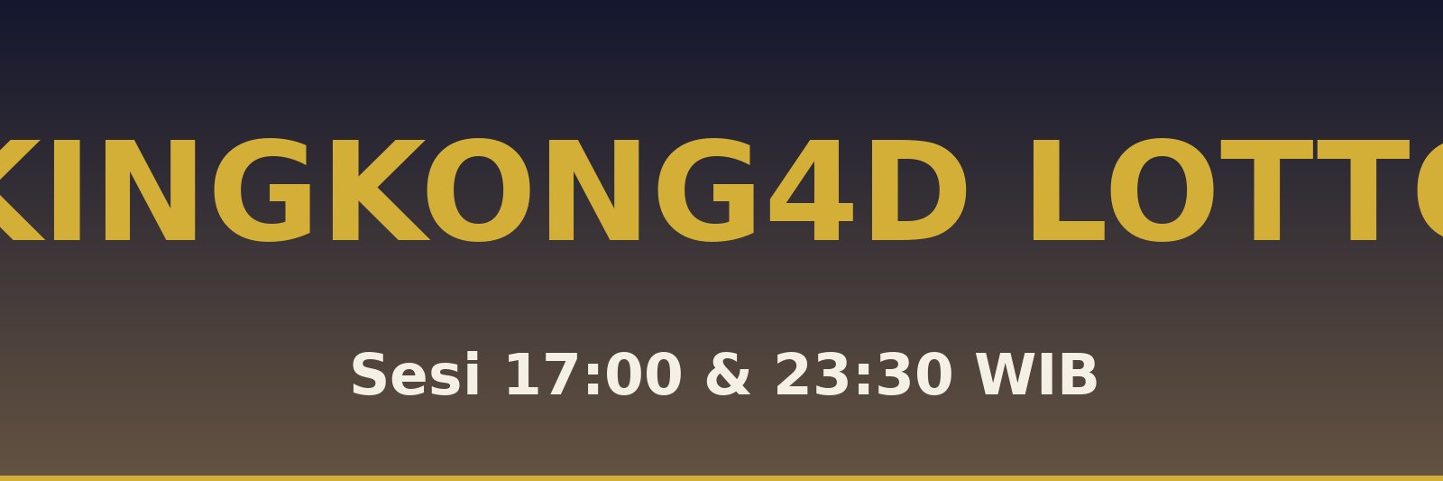 Kingkong4D Lotto Palipi